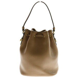 Prada Vitello Leather Handbag Brown Bag Shoulder Dino